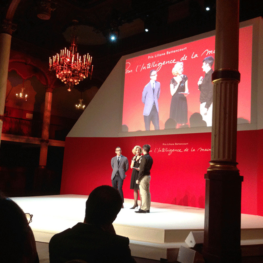 Cérémonie de remise du prix Liliane Bettencourt pour l’intelligence de la main – 2014